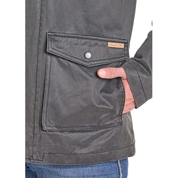 Rock & Roll Oil Skin Men's Coat DM92C06173 - Image 4