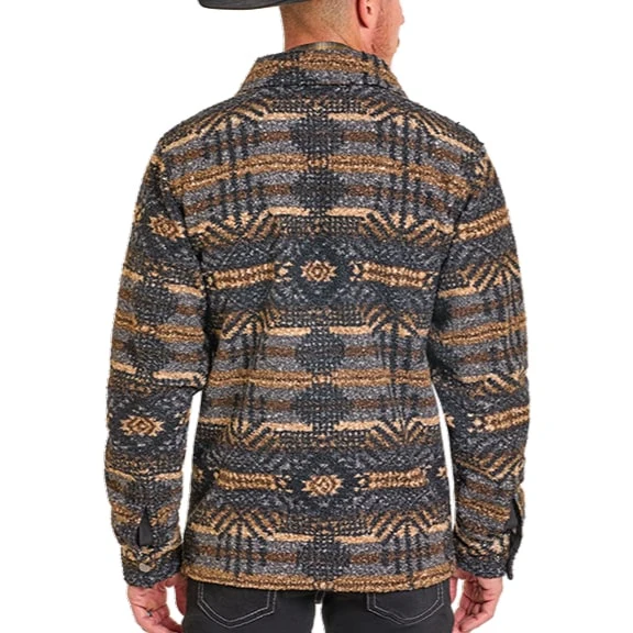Rock & Roll Printed Berber Men's Jacket DM92C06189 - Image 2
