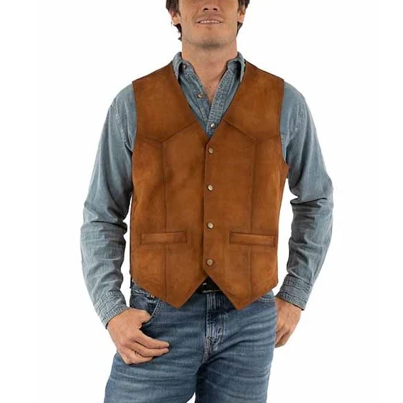 Scully Suede Men's Vest 2092