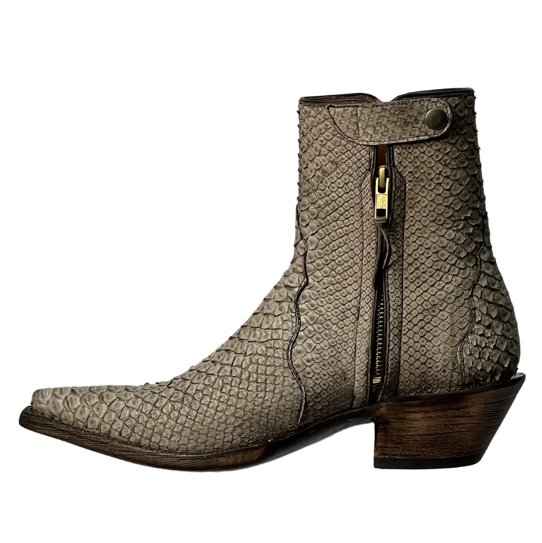 Black Jack Sueded Python Women's Bootie L2021 - Image 3