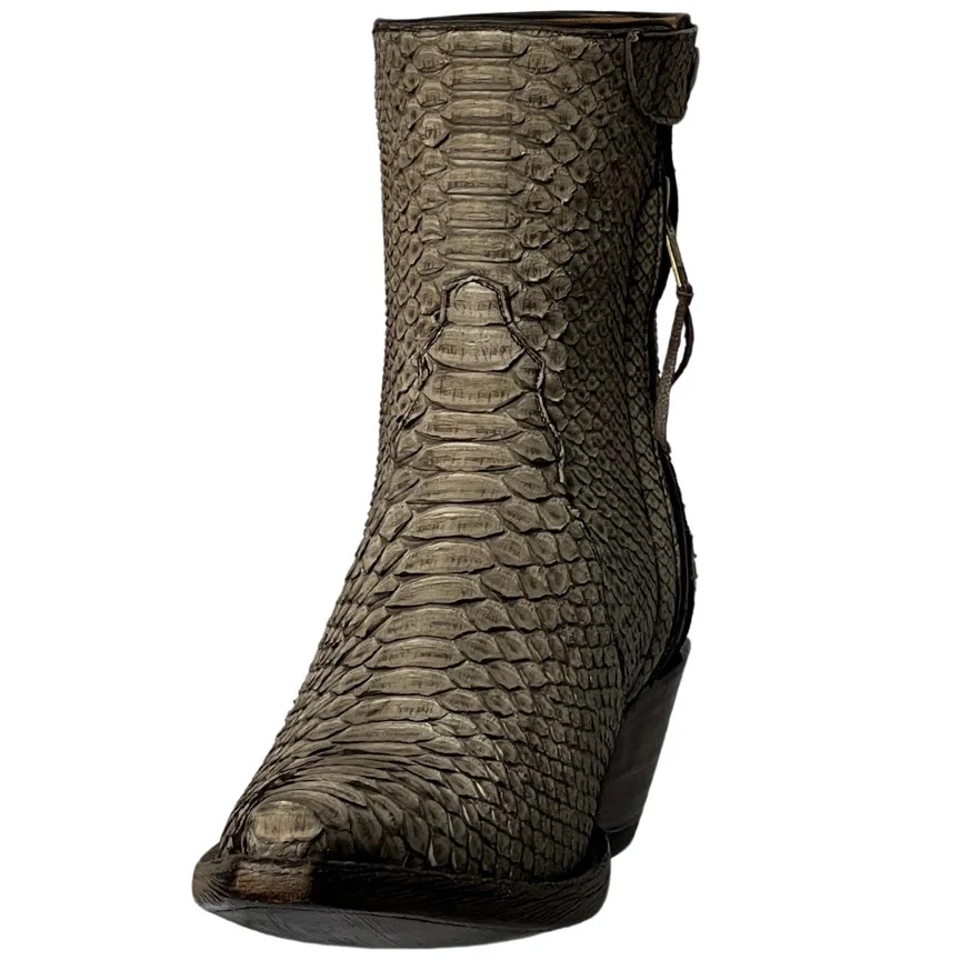 Black Jack Sueded Python Women's Bootie L2021 - Image 4
