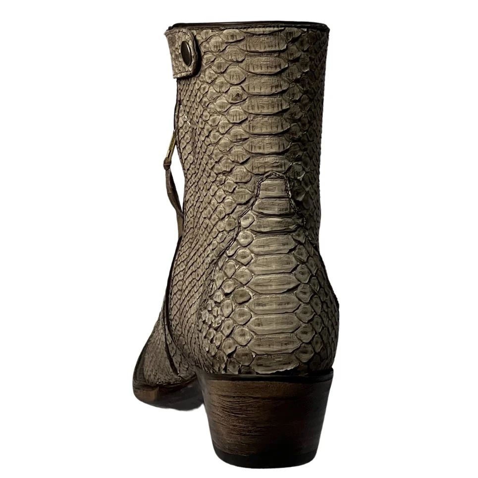 Black Jack Sueded Python Women's Bootie L2021 - Image 5