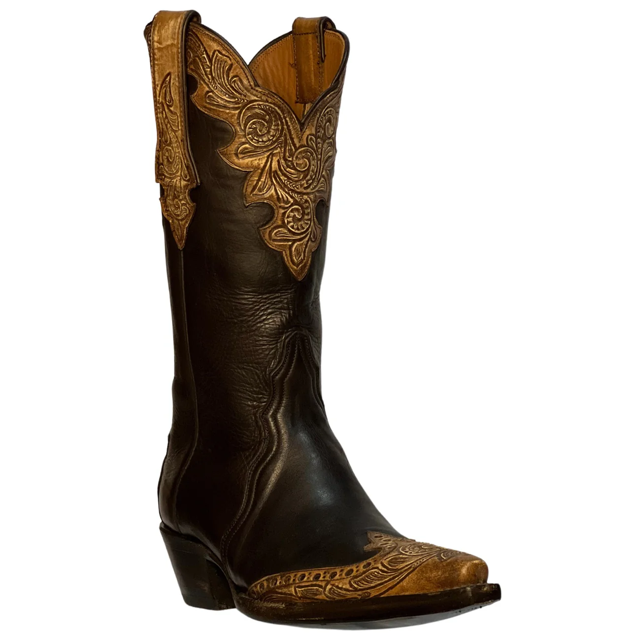 Black Jack Ranch Hand Tooled Women's Boot LHTP245