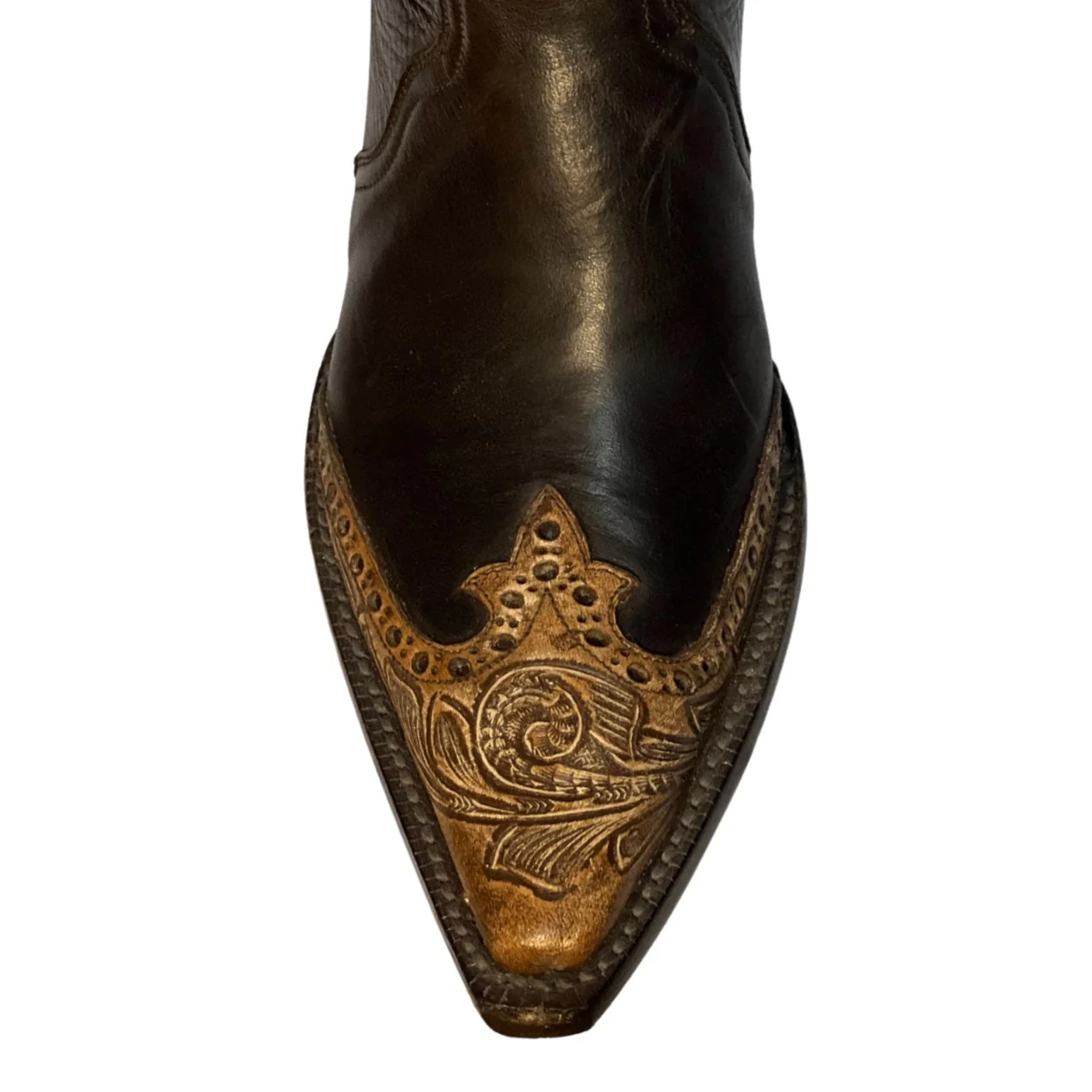 Black Jack Ranch Hand Tooled Women's Boot LHTP245 - Image 6