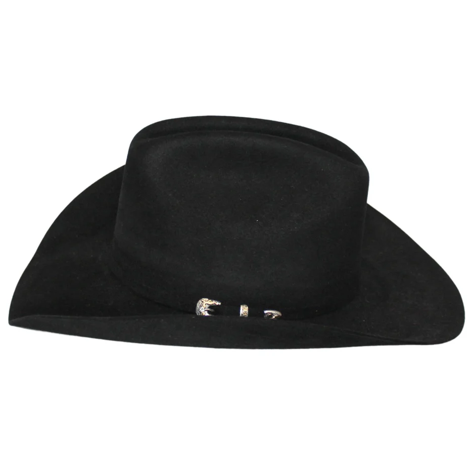 Wild Bill's Travis Black 8X Wool Cowboy Hat - Image 3