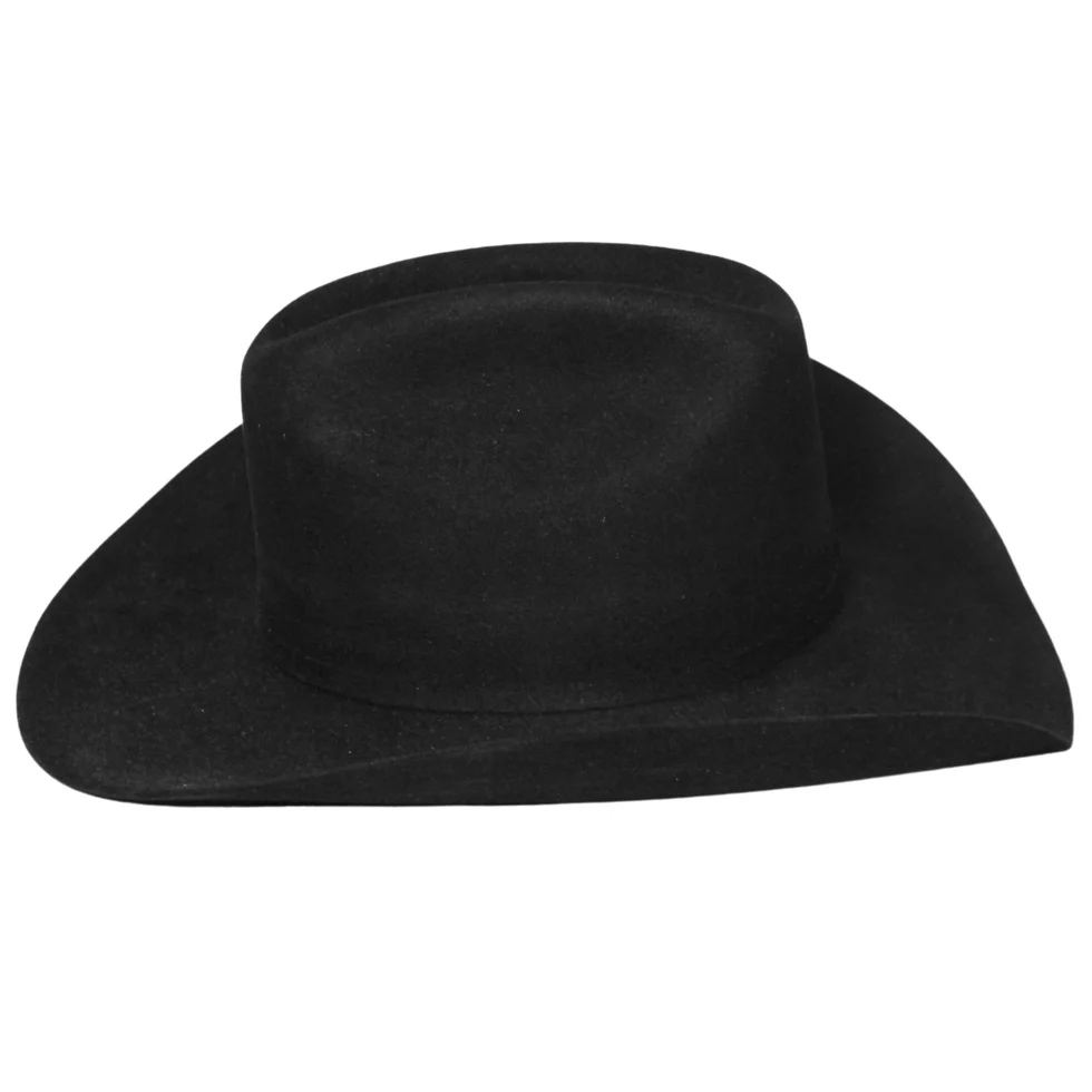 Wild Bill's Travis Black 8X Wool Cowboy Hat - Image 4