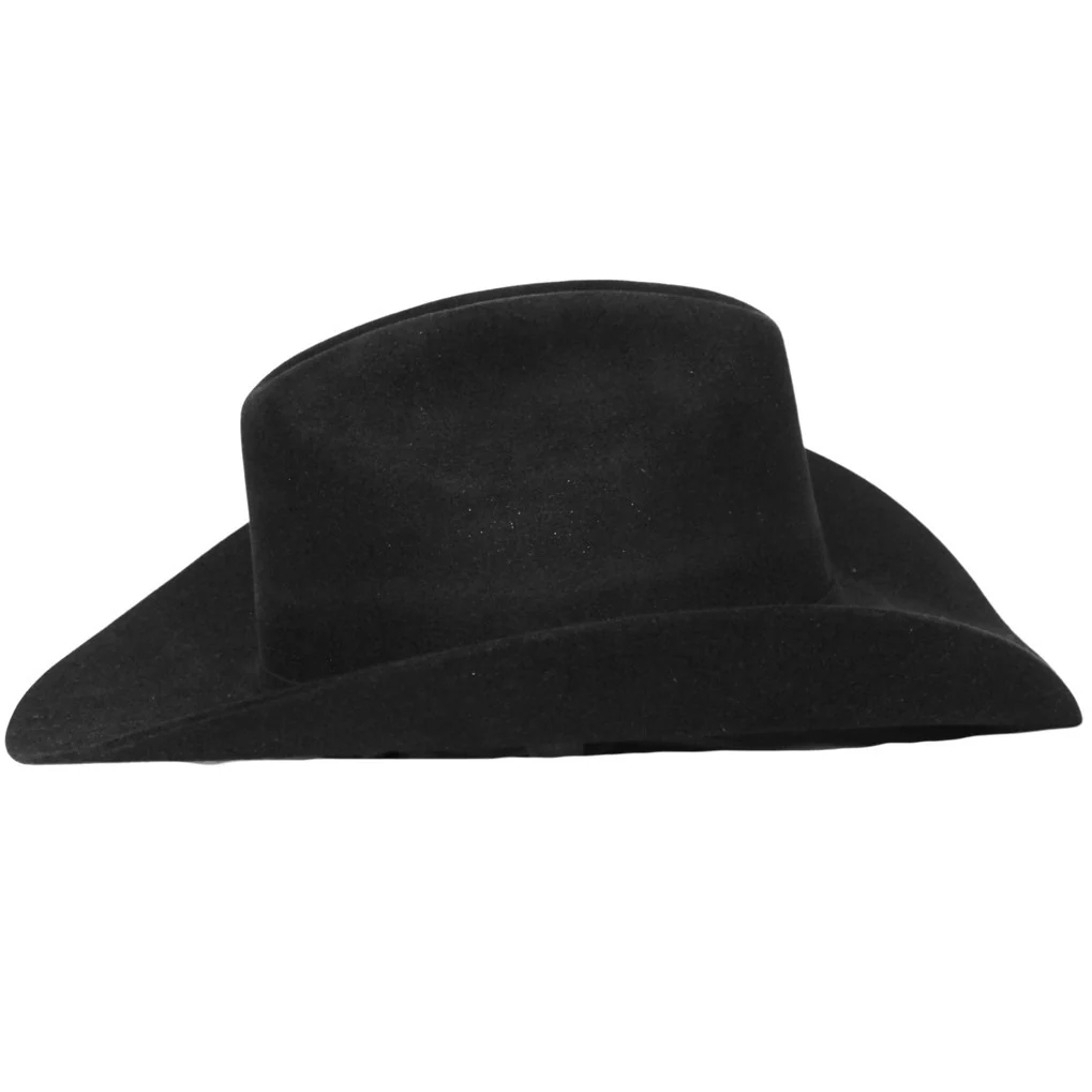 Wild Bill's Tyler Black 20X Fur Felt Cowboy Hat PF2002 - Image 3