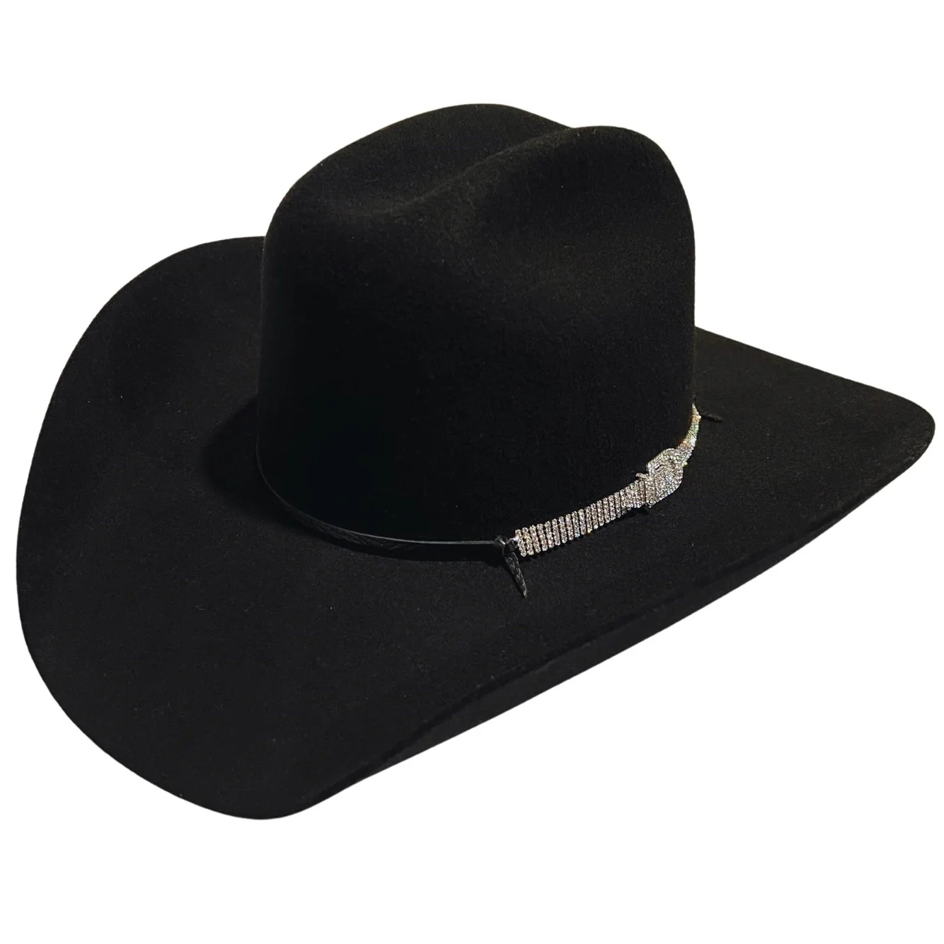 Sandra Ling Silver Buckle Hatband - Image 2