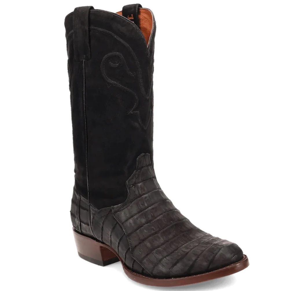 Dan Post Alvis Black Caiman Men's Boot DP3100