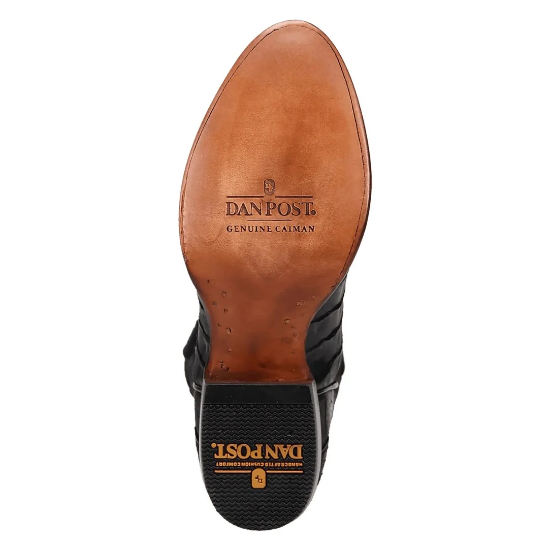 Dan Post Alvis Black Caiman Men's Boot DP3100 - Image 7