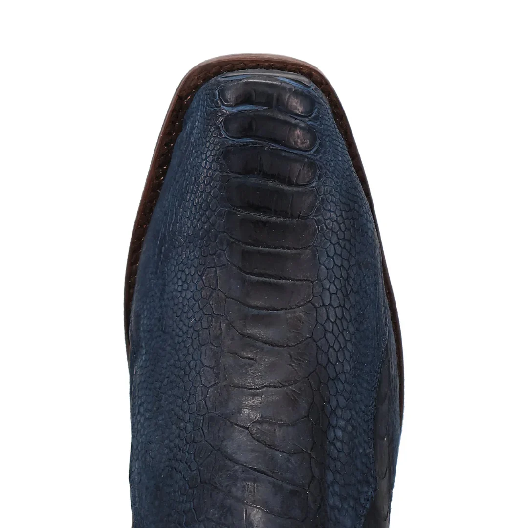 Dan Post Anders Blue Ostrich Leg Men's Boot DP3102 - Image 6