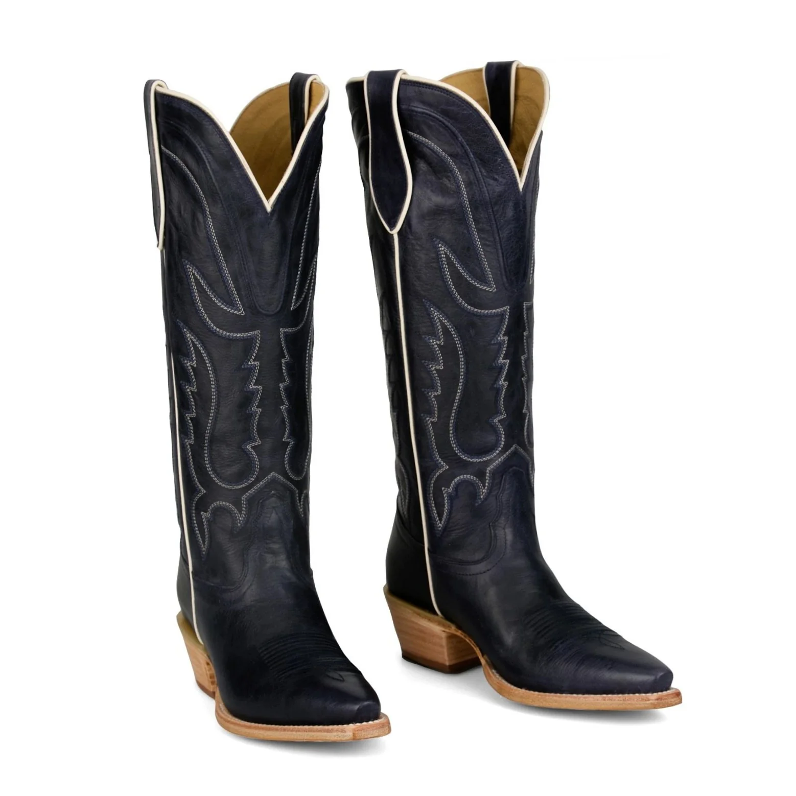 Tony Lama The Jess Navy Women’s Boot DR4254 - Image 6
