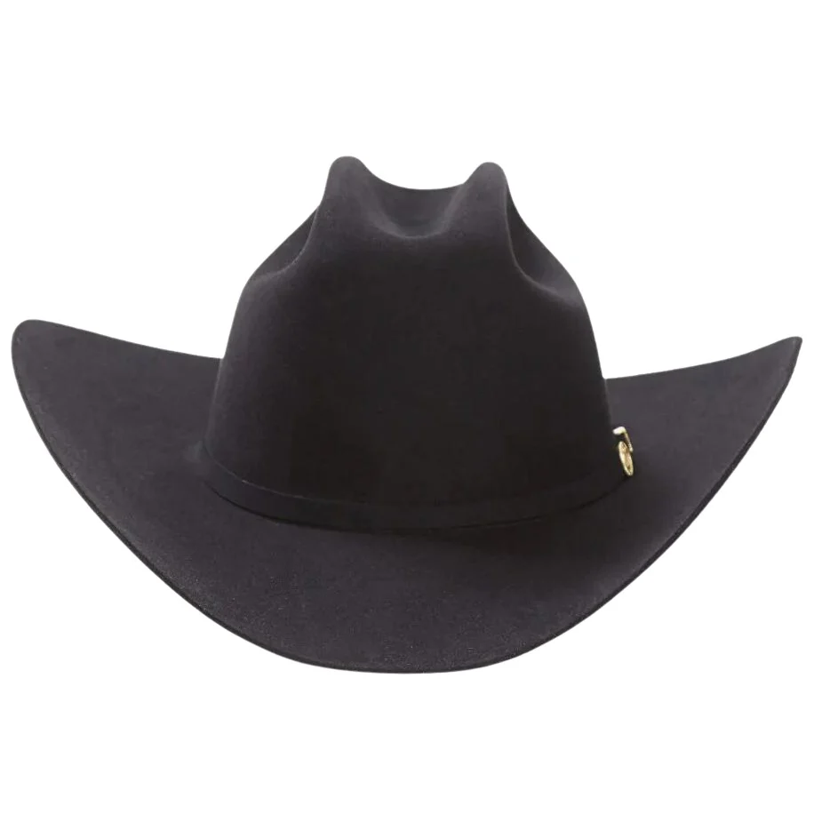 Stetson El Presidente Black 100X Fur Felt Cowboy Hat SFPRES - Image 4