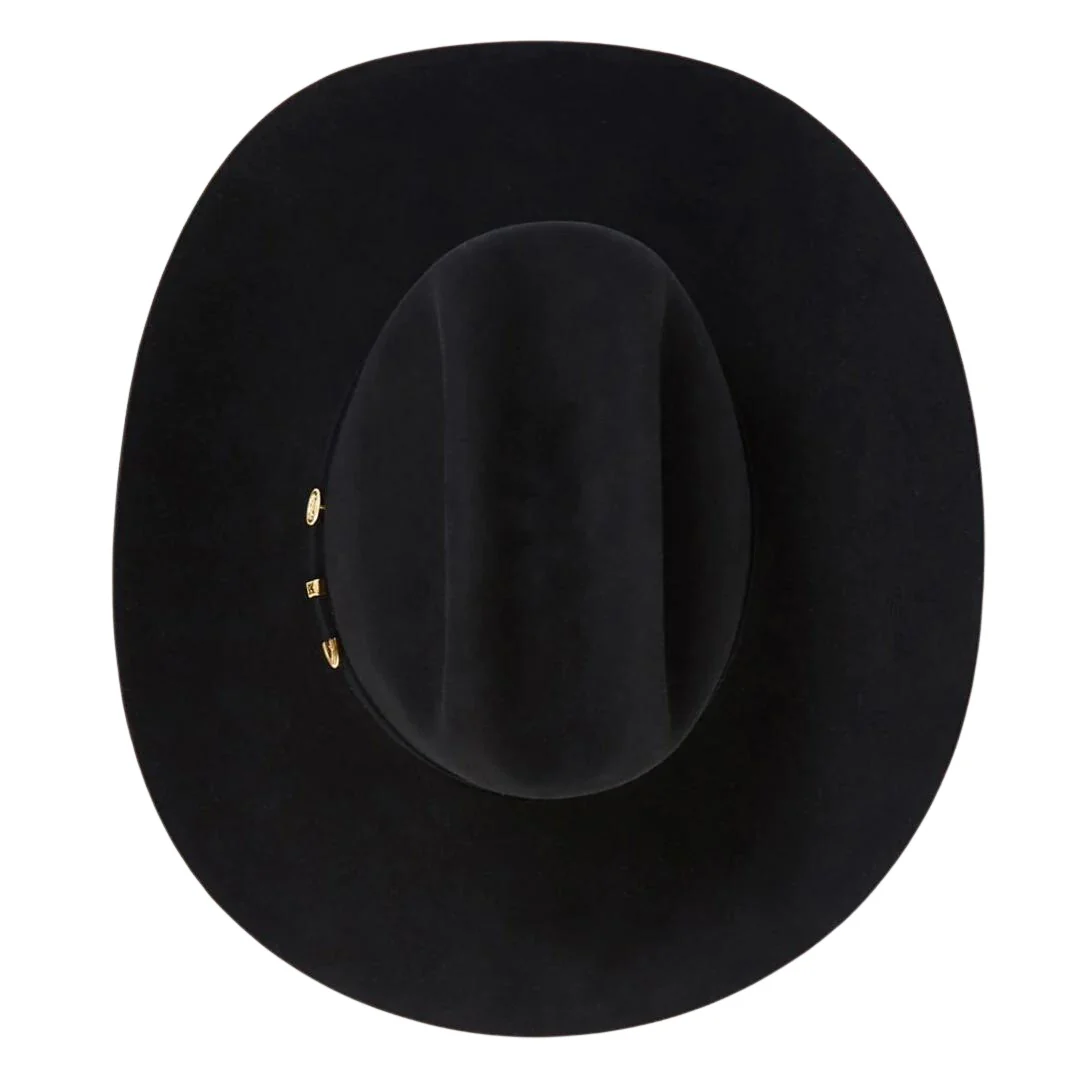 Stetson El Presidente Black 100X Fur Felt Cowboy Hat SFPRES - Image 5