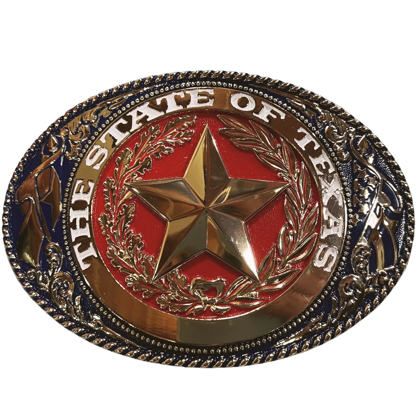 Blue Bayou El Grande Gold State of Texas Buckle