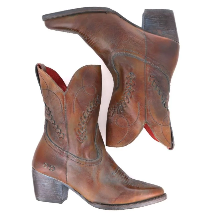 Bed Stu Amanda II Pecan Rustic Women's Bootie F393080 - Image 4