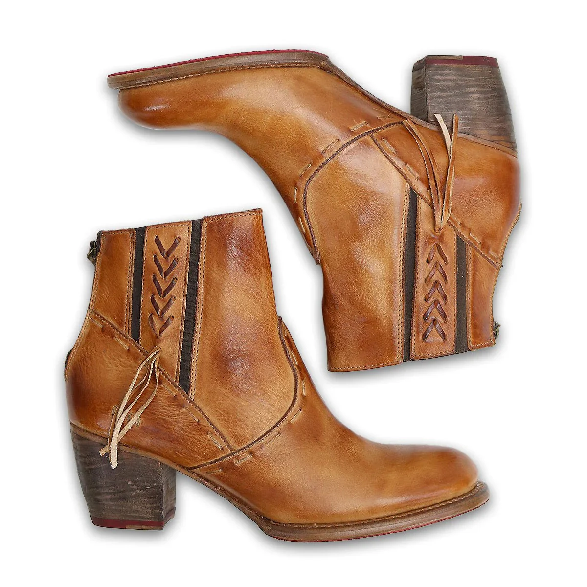 Bed Stu Celestine Pecan Rustic Women's Bootie F393126 - Image 5