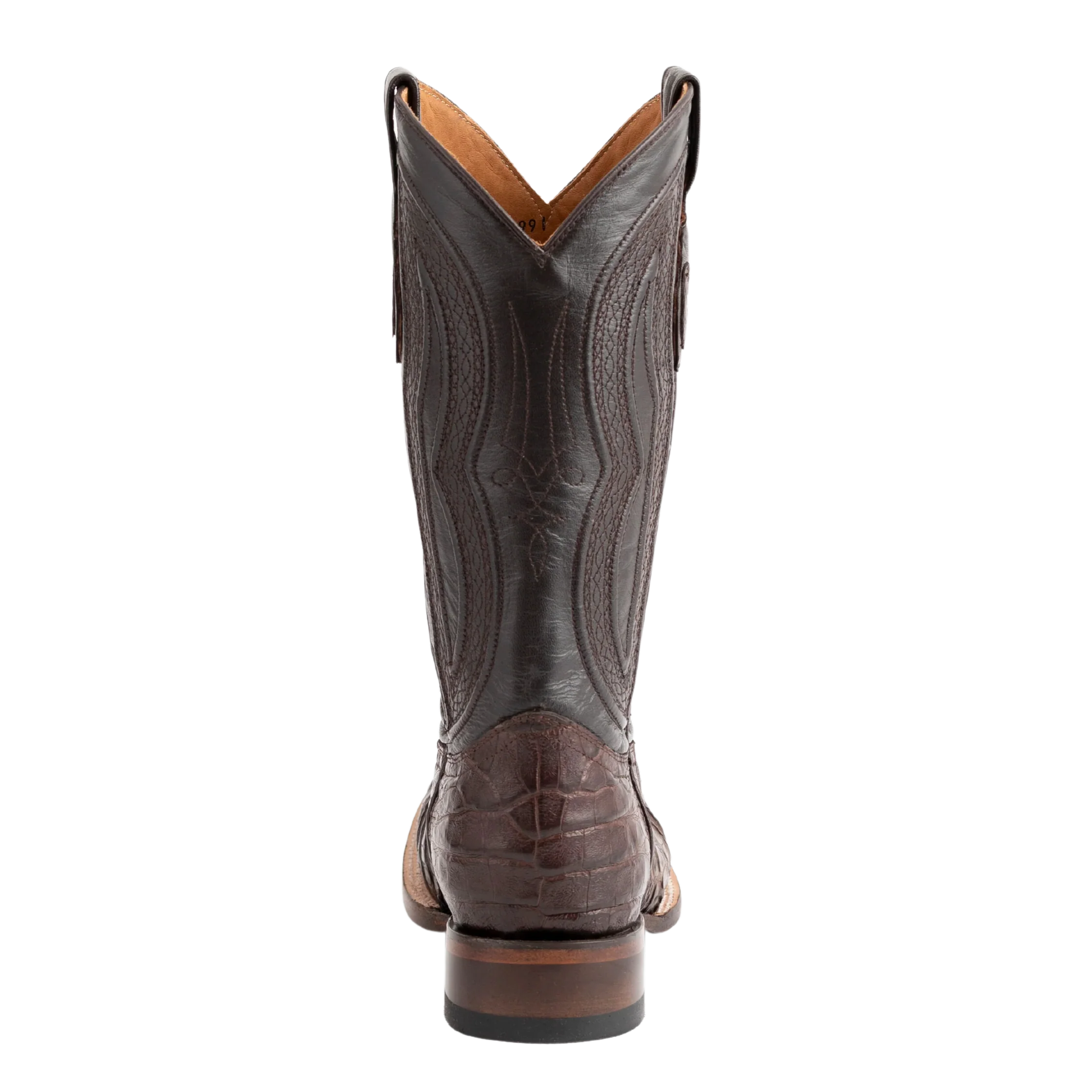 Ferrini Dakota Brown Caiman Belly Men's Boot 12493 - Image 4
