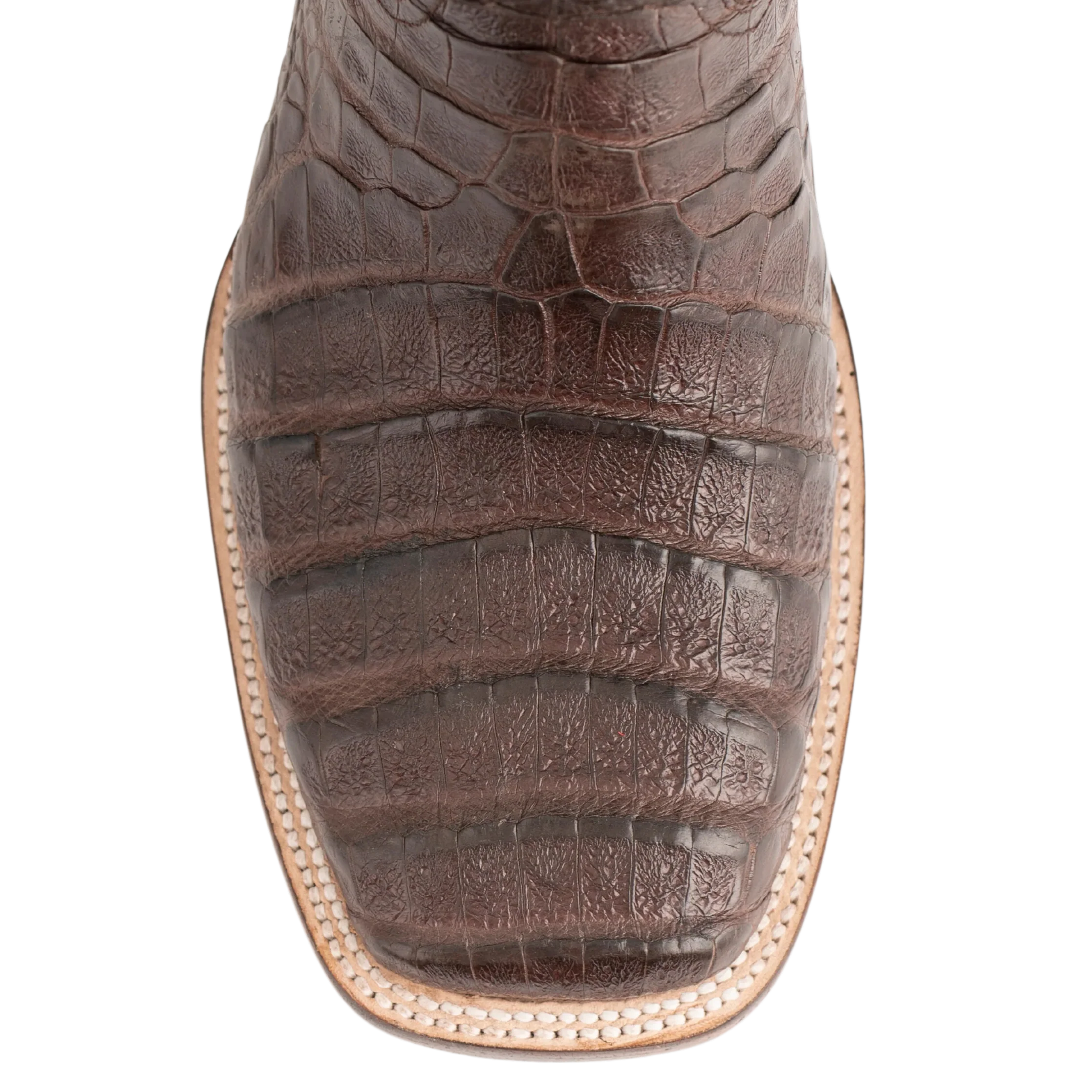 Ferrini Dakota Brown Caiman Belly Men's Boot 12493 - Image 5
