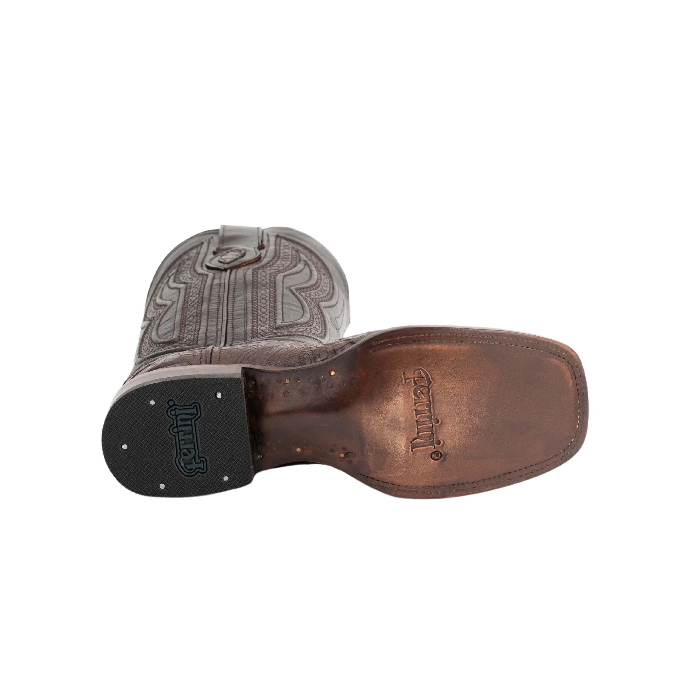 Ferrini Dakota Brown Caiman Belly Men's Boot 12493 - Image 6