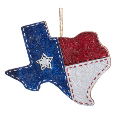 Kurt Adler Wooden Texas State Ornament G0318 - Image 2