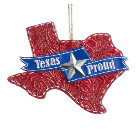Kurt Adler Wooden Texas State Ornament G0318 - Image 3