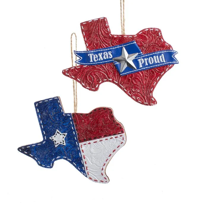 Kurt Adler Wooden Texas State Ornament G0318 - Image 4