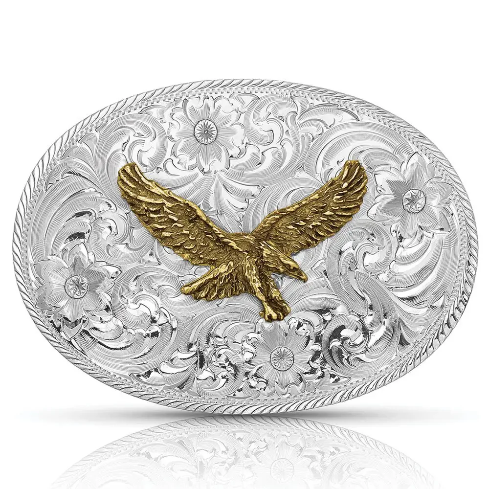 Montana Silversmiths Classic Eagle Belt Buckle G1840-696