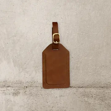 Genuine Leather Luggage Tag - Image 2