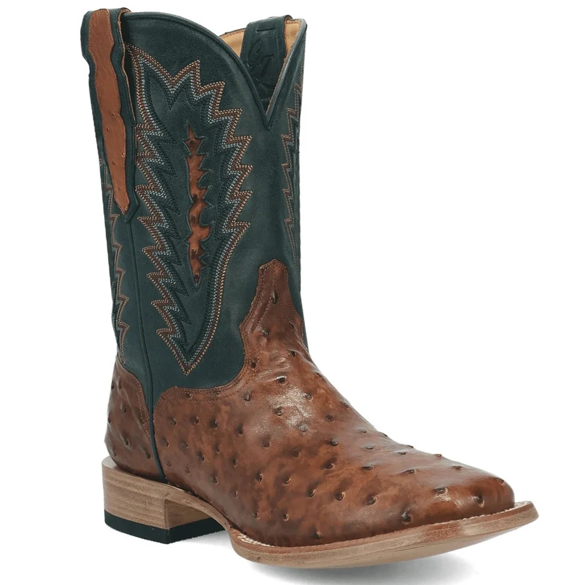 Dan Post Gold Label Brannan FQ Ostrich Brandy Men’s Boot GL102