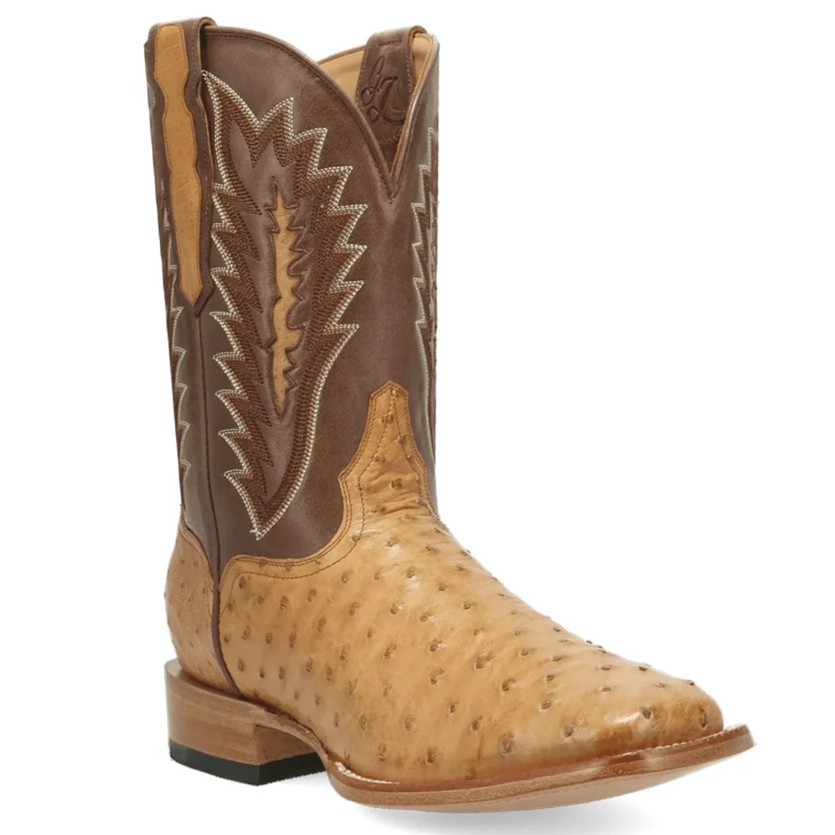 Dan Post Gold Label Brannan FQ Ostrich Tan Men’s Boot GL103