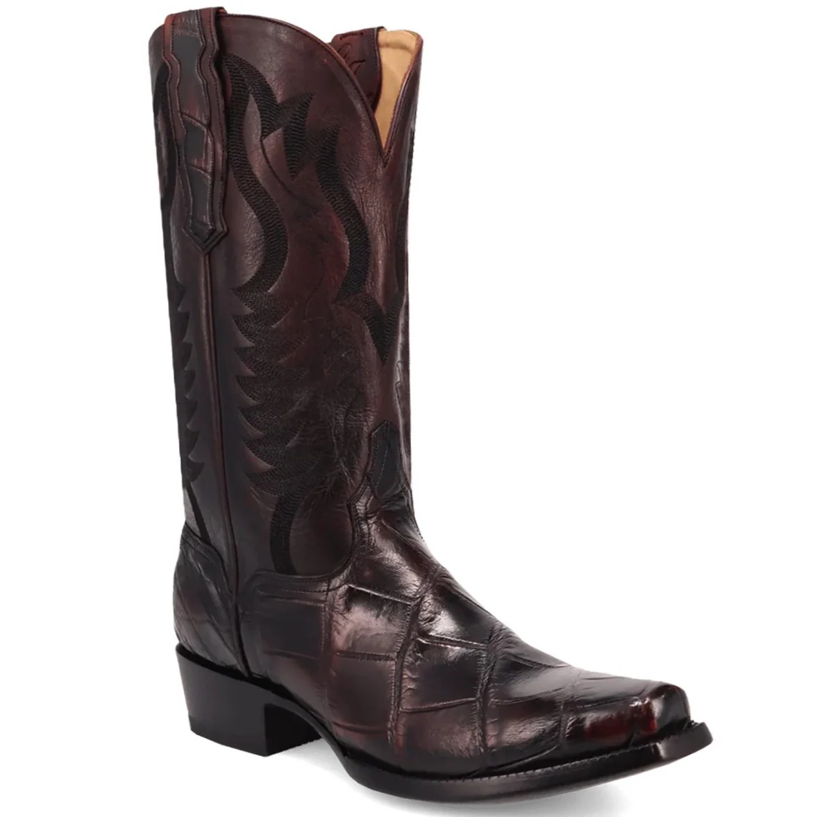 Dan Post Gold Label Delano Alligator Black Cherry Men’s Boot GL107