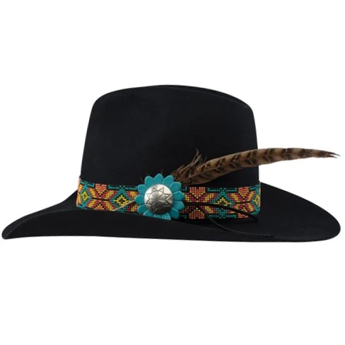 Charlie 1 Horse Gold Digger Black Wool Cowboy Hat - Image 3