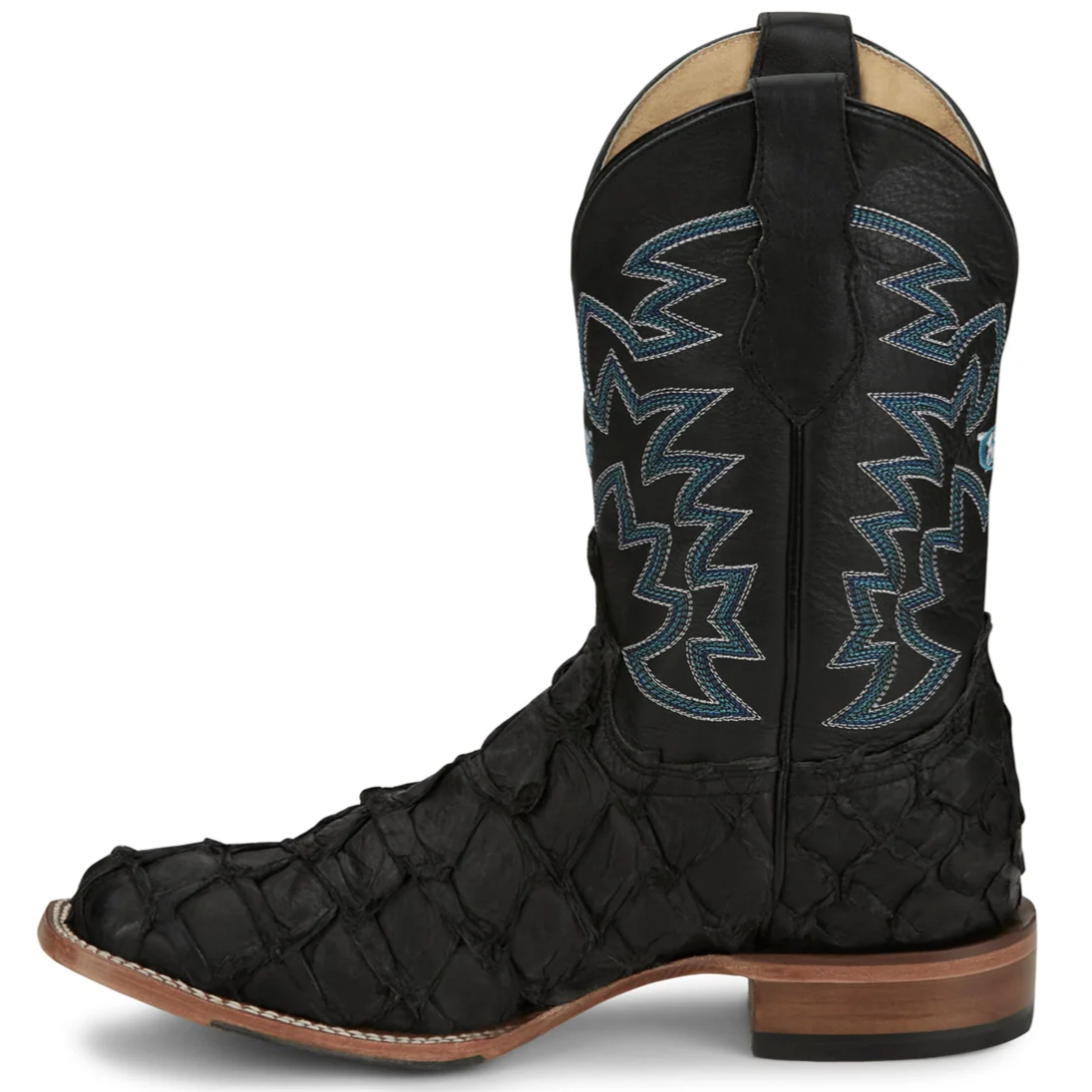 Justin Ocean Front Black Pirarucu Men's Boot GR5708 - Image 3