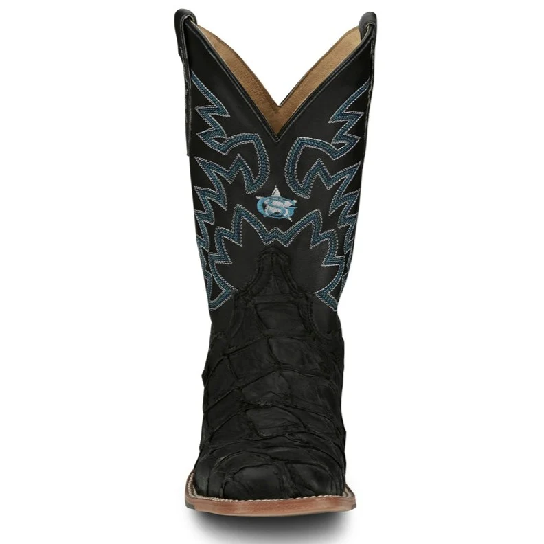 Justin Ocean Front Black Pirarucu Men's Boot GR5708 - Image 4