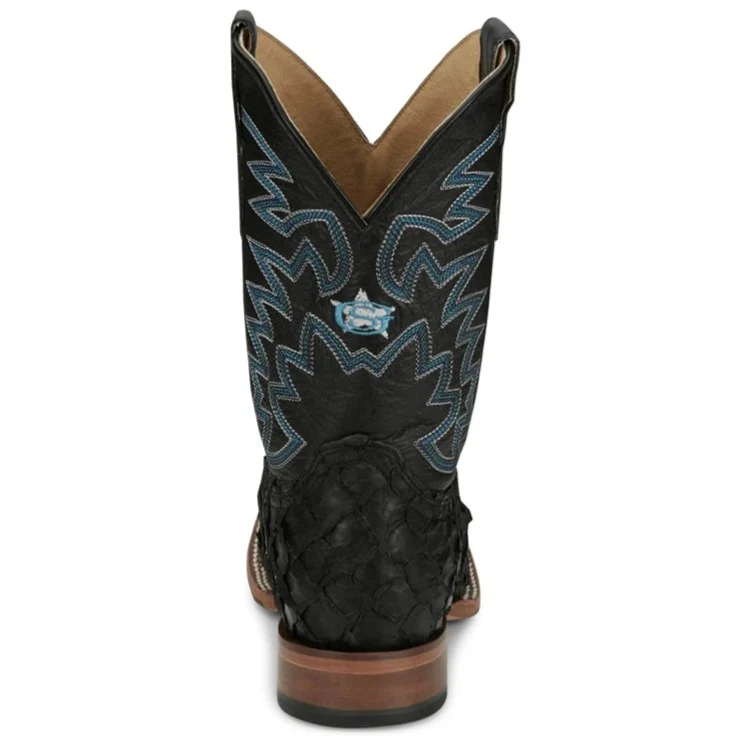 Justin Ocean Front Black Pirarucu Men's Boot GR5708 - Image 5