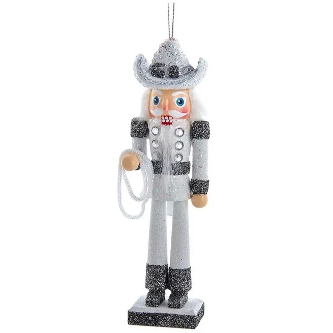 Kurt Adler Rhinestone Cowboy Nutcracker Ornament HA0598