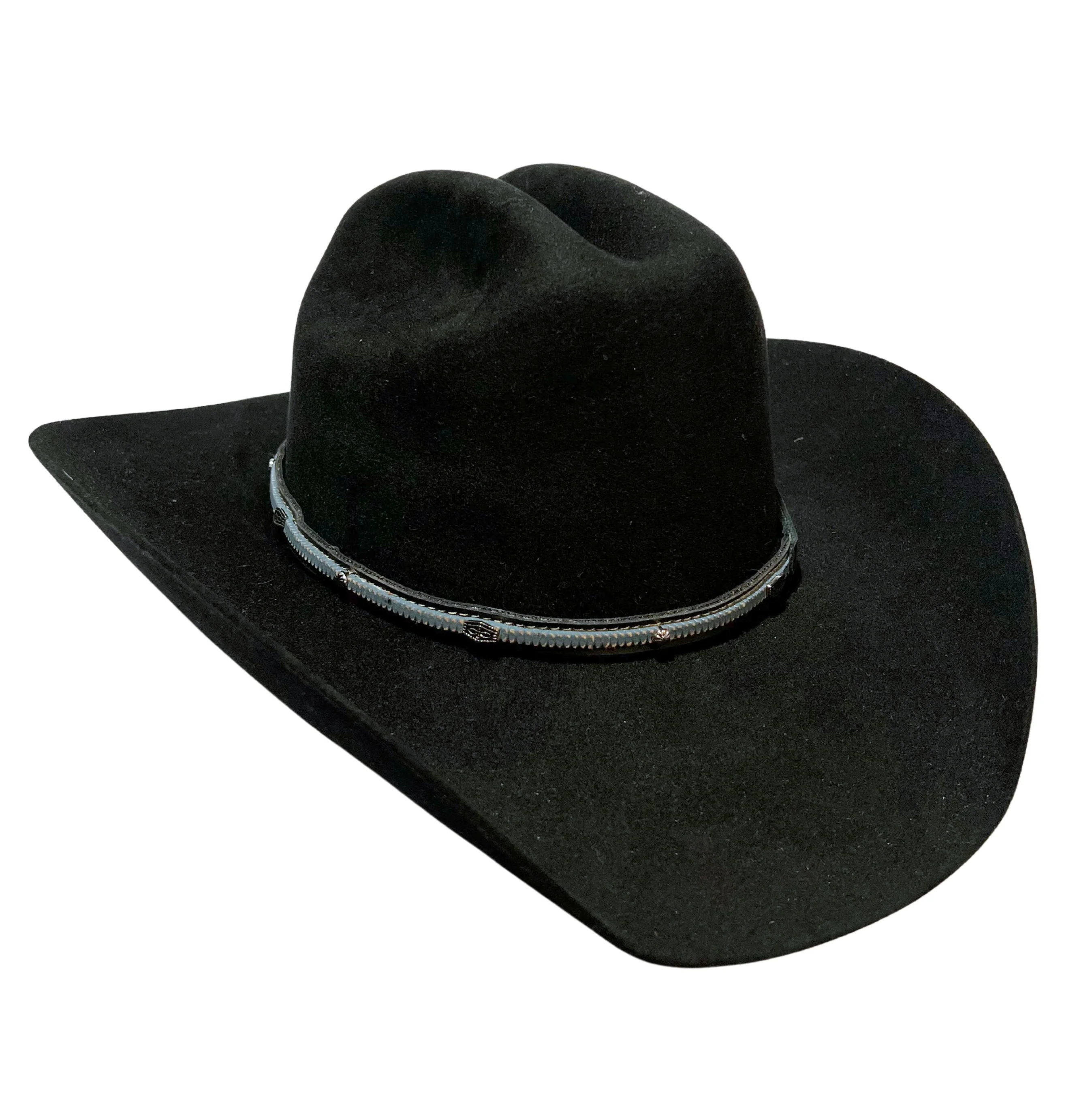 Phunky Horse Black Mini Concho Hatband HB-43 - Image 2