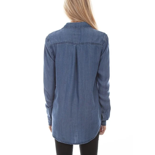 Scully Western Denim Women's Top HC641 - Image 2
