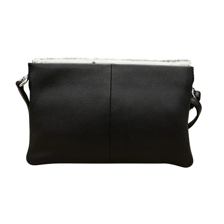 ILI Triple Compartment Clutch Black 6201H - Image 3