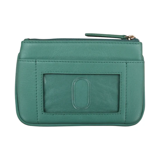 ILI Haircalf Coin Purse Turquoise 6614 - Image 4