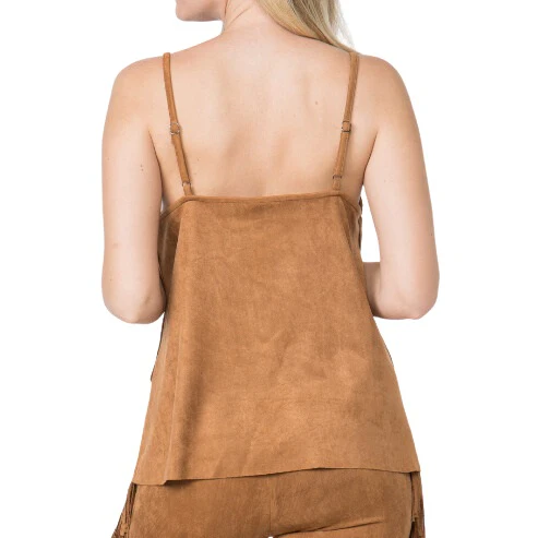 Vocal Fringe Camel Women's Cami IM2012T - Image 2