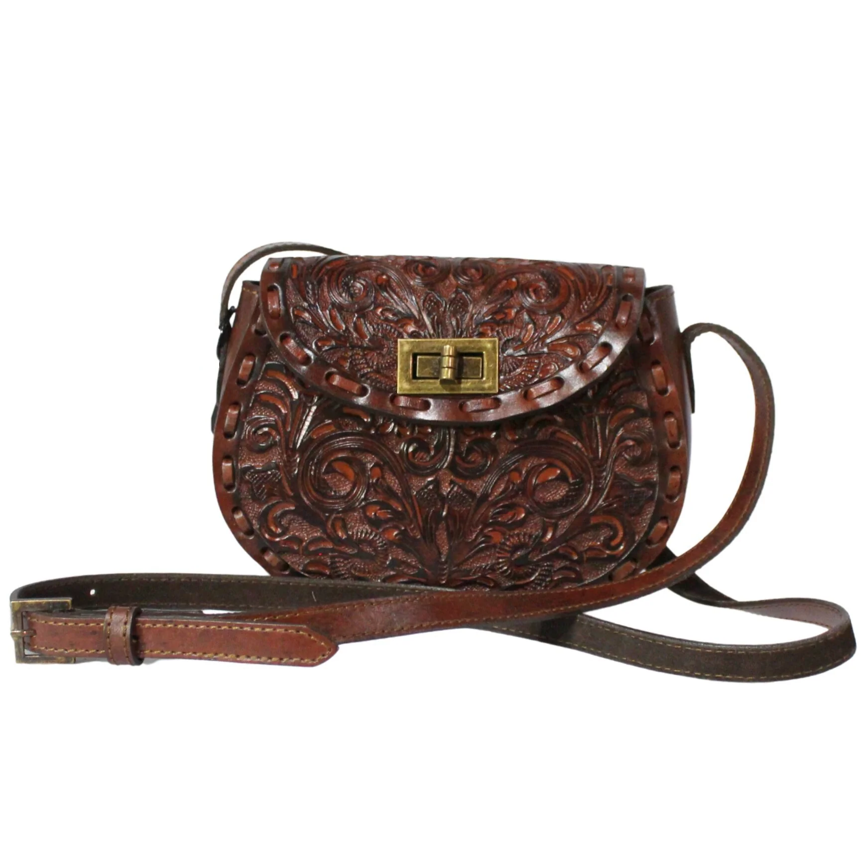 Jaac Arnold Mini Canteen Brown Crossbody