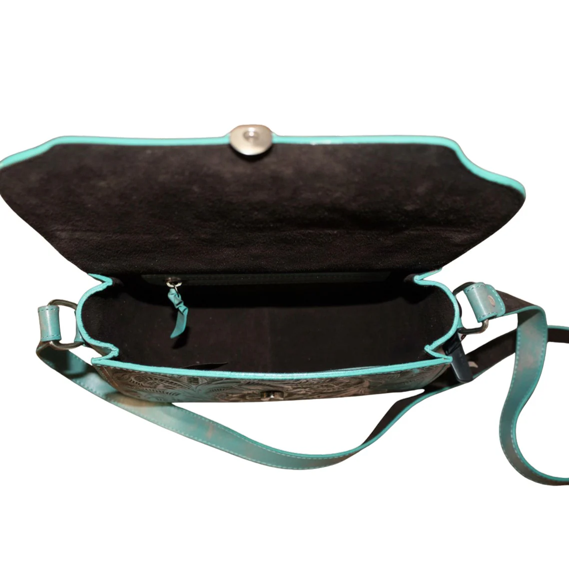 Jaac Arnold Navajo Studded Turquoise Crossbody - Image 2