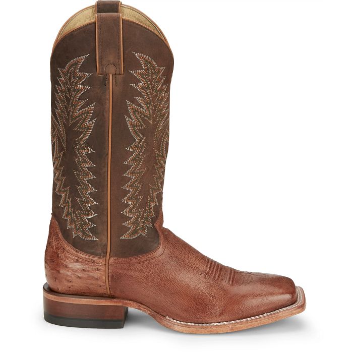 Justin Breck Cognac Vintage Men's Boot JE810 - Image 2