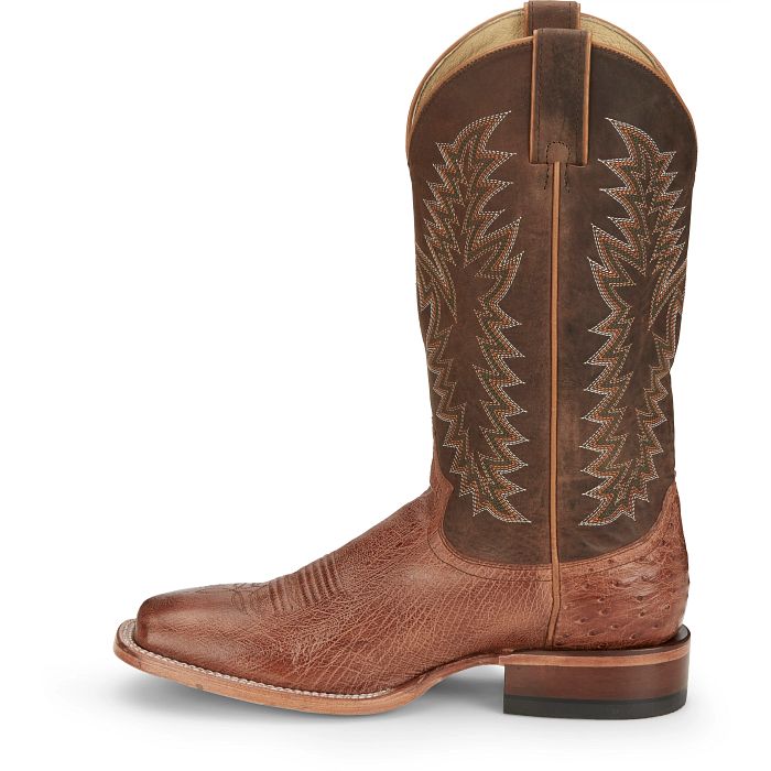 Justin Breck Cognac Vintage Men's Boot JE810 - Image 3