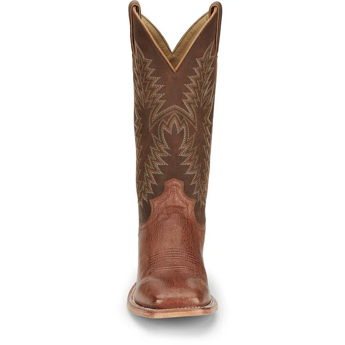 Justin Breck Cognac Vintage Men's Boot JE810 - Image 4