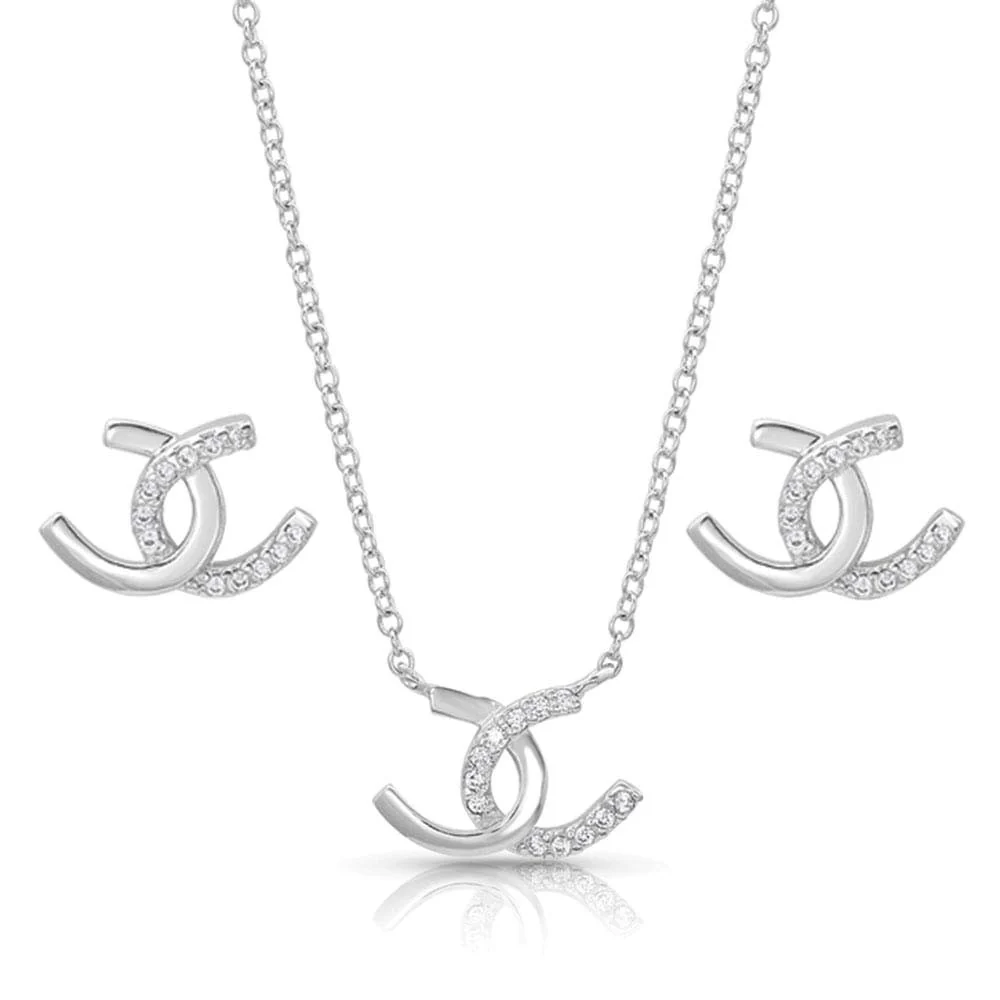 Montana Silversmiths Horseshoe Happiness Set JS4505