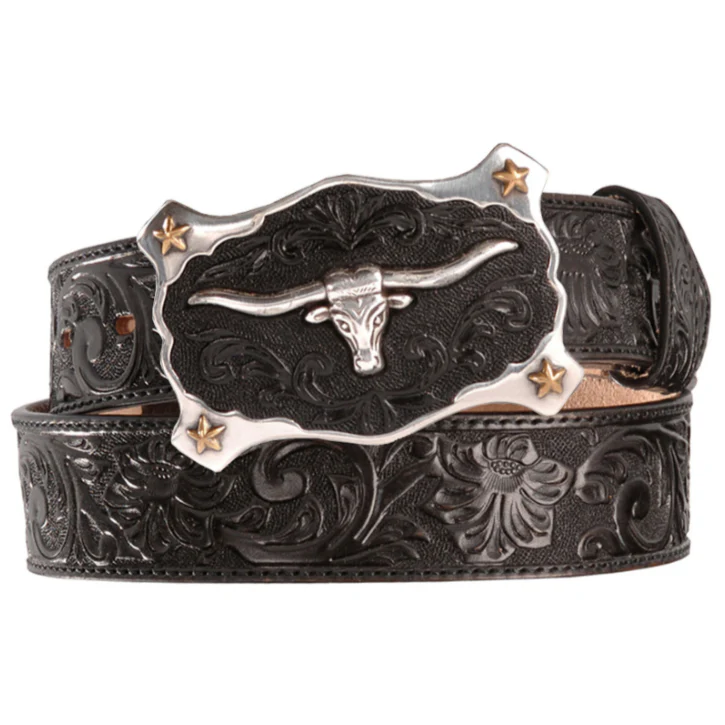 Justin Classic Longhorn Black Belt C11193