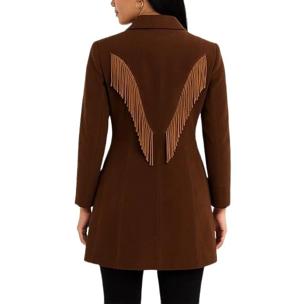 Scully Knee Length Fringe Women's Jacket L1195 - Image 2